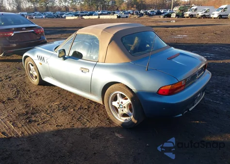 1997 BMW Z3 1.9L Roadster из США, поврежденный, VIN 4USCH7323VLE02058